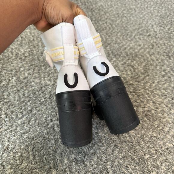 CONVERSE Chuck Taylor All Star GR 82 XX HI Size 6 White Black Platform Chunky - Picture 6 of 8